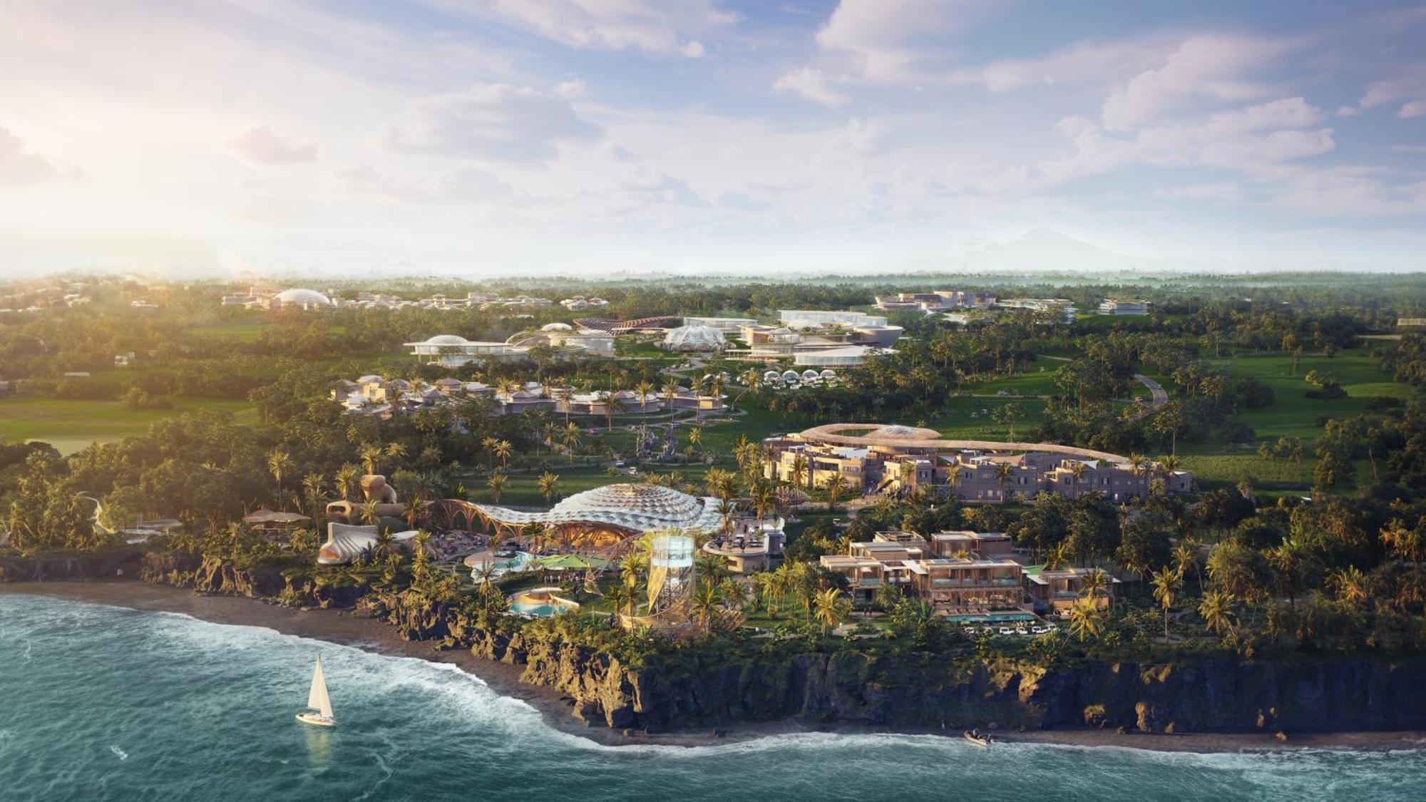 Oshom Bali At Nuanu Creative City Tanah Lot Extérieur photo